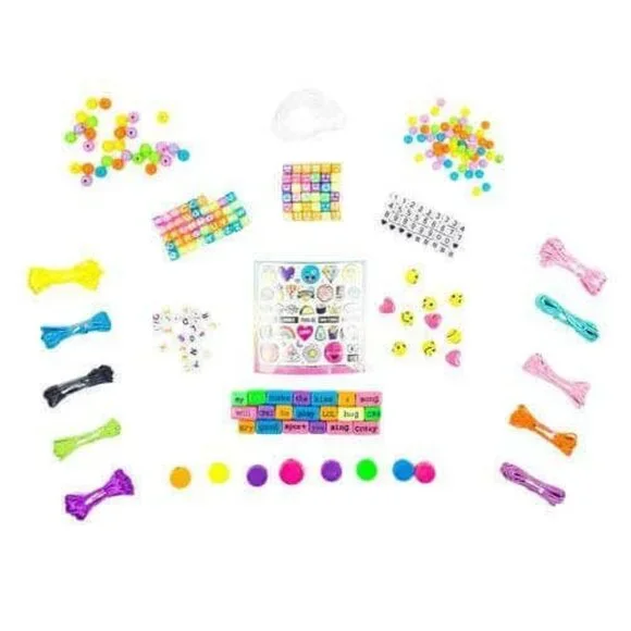 Just My Style Emoticon Message Beads Kit For DIY Jewelry Making With 20+ Pieces - Picture 4 of 8